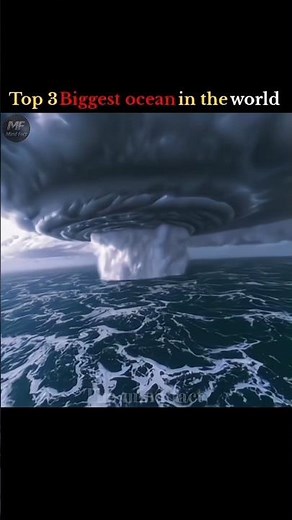 Top 3 Biggest Oceans in the World 🌊 !!