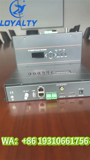4K encoder modulator support H264 and H265 with high resolution 3840 #encoder #modulator #mini