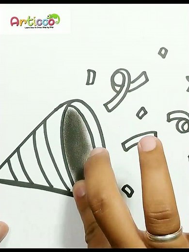 DRAWING REALISTIC CONFETTI