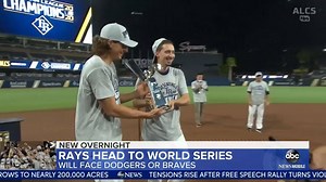 8.5K views · 94 reactions | The Tampa Bay Rays head to the World Series. The Rays will play either the Atlanta Braves or the Los Angeles Dodgers, who face off in Game 7 of the National League Championship Series tonight. MORE HERE: https://gma.abc/2FFbc47 | Good Morning America | Facebook