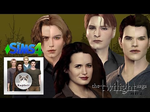 SIMS 4 | CAS | Twilight part 2!! Satisfying CC build + CC links