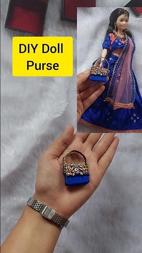 How to make doll purse miniature
