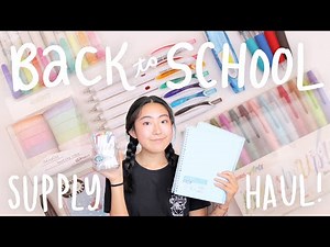 stationery haul for my first year of online college 🎒 also a giveaway owo