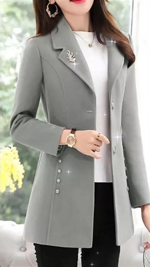 Girls Winter Long Jacket – 2026 New Stylish Look ❄️#winterjacket #wintercoat#viral #tranding