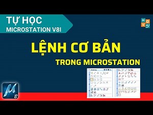 #14 Thực hành lệnh cơ bản trên Microstation v8i cho cán bộ địa chính, quản lý đất đai #HọccùngHải