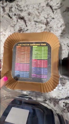 Quick run through of air fryer liners