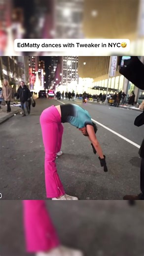EdMatthews Dancing with Tweaker in NYC🤣#ed #fypp #clips #edmatthews #edmatthewslive