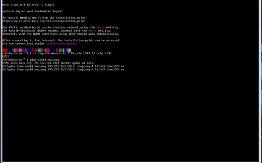VirtualBox安装Archlinux