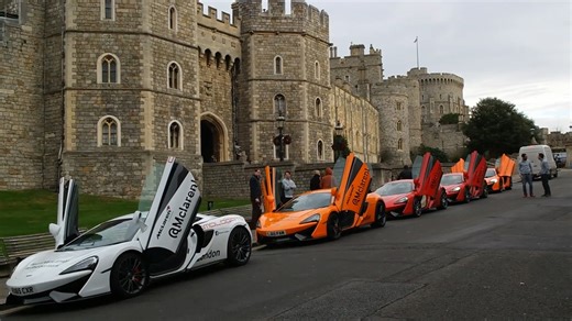 Driving in a McLaren 570S convoy: London & Ascot supercar madness