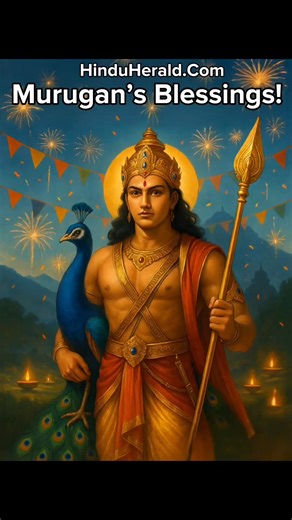 🔱 Om Sharavana Bhavaya Namaha! May Lord Murugan shower His blessings upon all devotees. | Hindu Herald