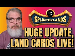 HUGE Update Hits Splinterlands! Land Cards are LIVE!