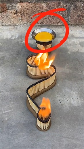 ⚡🔥 தீக்குச்சியால cooking possibleஆ? 😳 | Viral Experiment Tamil #shorts #experiment