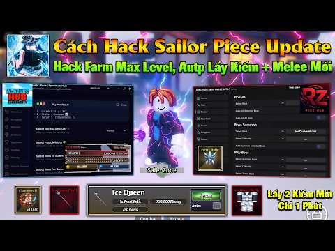 cách hAck Sailor Piece 2 Script Auto Lấy Thanh Kiếm Mới, Bug Tower Token Vô Hạn, Farm Max Level 100%