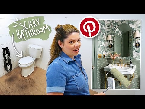 spending NOTHING on our secret bathroom makeover (literally $0)