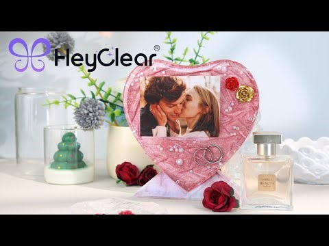 This Heart Resin Frame is the Perfect Valentine’s Gift 💕 | Super Easy Tutorial
