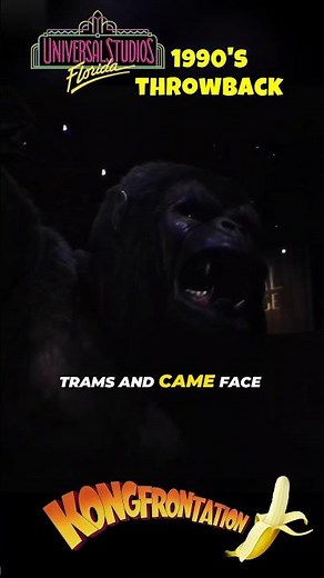 90’s Ride Throwback "Kongfrontation" 🦍 #universalstudiosflorida #shorts