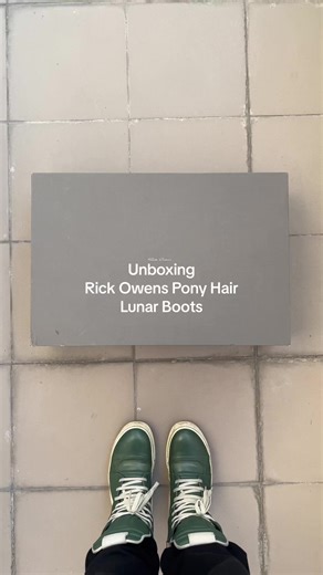Unboxing Rick Owens Pony Hair Lunar Boots Review