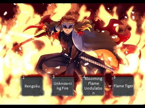 FLAME BREATHING SHOWCASE -Demon Slayer Burning Ashes