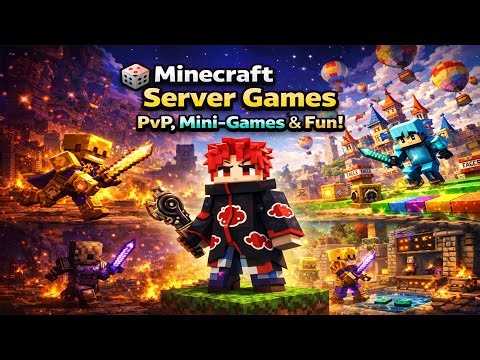 🎲 Minecraft Server Games — PvP, Mini-Games & Fun!