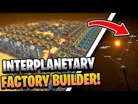 I AUTOMATED An Entire SOLAR SYSTEM In This NEW Factory Builder!
