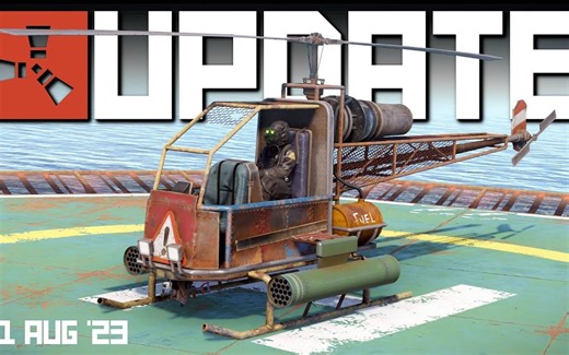 Rust—— SHADOWFRAX制作 玩家攻击直升机，背包|Rust更新2023年8月11日