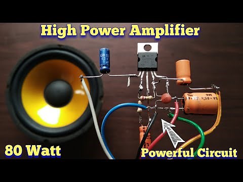 2030 ic amplifier circuit | How to make TDA2030 ic amplifier circuit | Powerful amplifier circuit ||