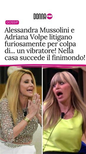 Litigio assurdo tra Adriana Volpe e Alessandra Mussolini! Il motivo? Vi lascerà senza parole