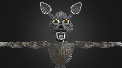 Funtime Foxy HW Full Endo [MODEL EDIT] - Download Free 3D model by Captain Allen (@Allen_Animations)