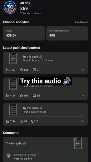 Try this audio 🔊