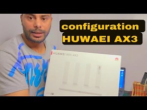 configuration HUAWEI AX3 avec cable RG 45 شرح مبسط