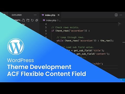 WordPress - ACF Flexible Content Field