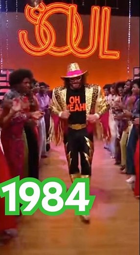 1984 macho man soul train line #machoman #wwe #soultrain #line #dancing