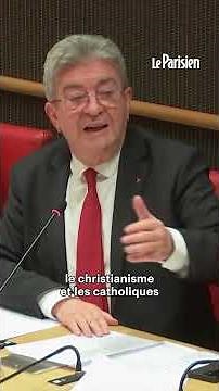 "I have renounced a form of anticlericalism": Mélenchon on his relationship with religious people