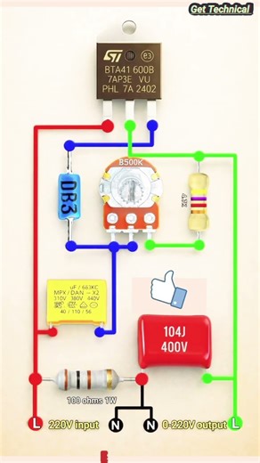 Voltage Regulator Circuit #electrical #electronic #short