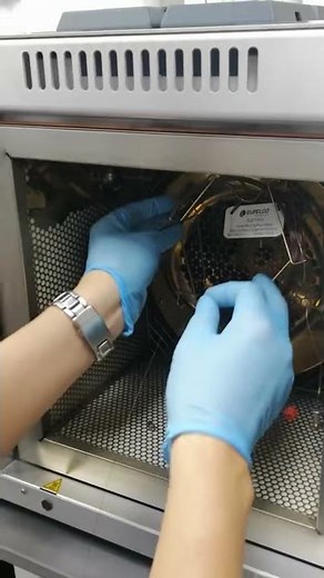 Installation of column gas Chromatography