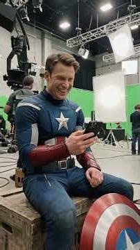 Avengers Behind The Scenes 🤯 | AI Recreated Movie Set | #shorts #ai