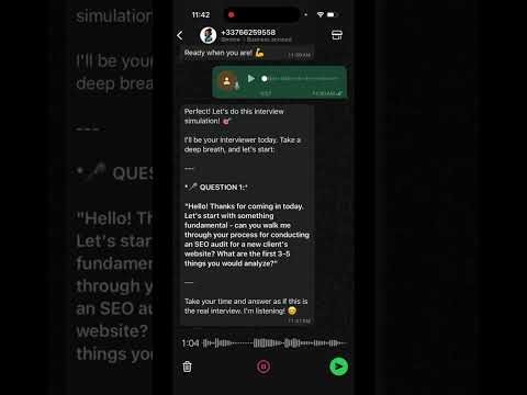 Prepare for a job interview with Simone