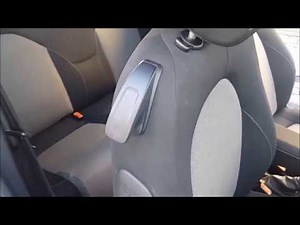 How to unlock the seat lever of the Alfa Romeo Mito