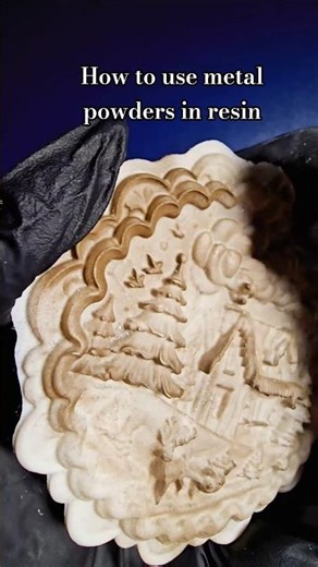 How to use metal powders in resin