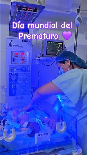 Día mundial del Prematuro 💜, ¿Cómo algo tan diminuto puede inspirar tanto? #neonatologia #prematuro