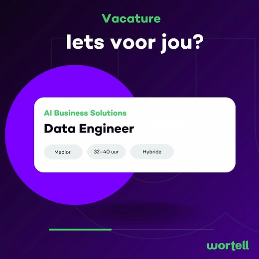 Ben jij klaar voor het bouwen van moderne dataplatformen? Bij Wortell...