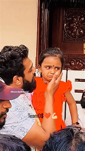 ಧ್ರುವ ಸರ್ಜಾ ಬಾಸ್ With Cute Baby Fan ❤️😍 | #dhruvasarja #cutebaby #dhruvasarjafans #shorts