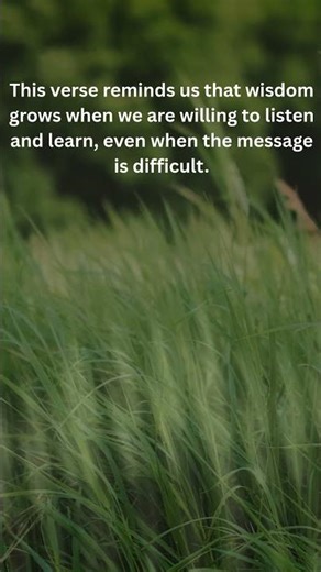 Lesson 34 | Proverbs 15:31 | Wisdom for Everyday Living #proverbs423 #bible #motivation #godsword