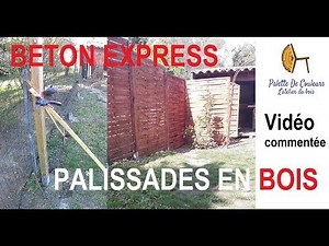 Palissades en bois - BETON EXPRESS