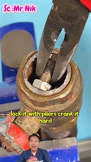 Stuck Nut? Easy Fix #diy #shorts