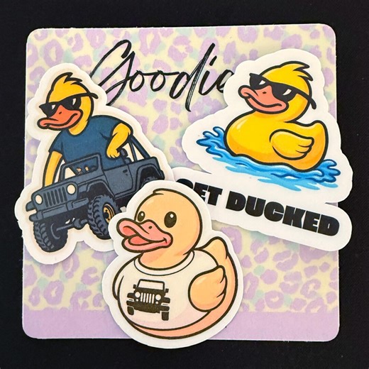 Jeep Rubber Duck Sticker Bundle for Water Bottles, Journals, and Laptops - Etsy