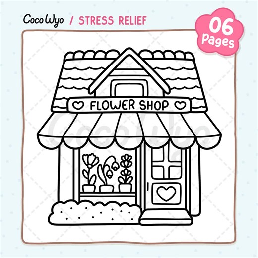 Stress Relief: Simple and Relaxing Coloring Book by Coco Wyo - Etsy UK
