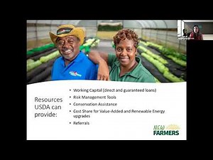 Small Business Administration/USDA Outreach Session: The Business of Farming and Ranching
