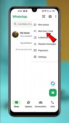 WhatsApp broadcast list Kaise banaen | how to create WhatsApp broadcast list #techfrack #shorts