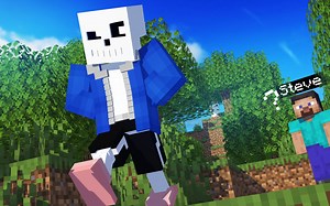 【MC动画】sans又玩mc